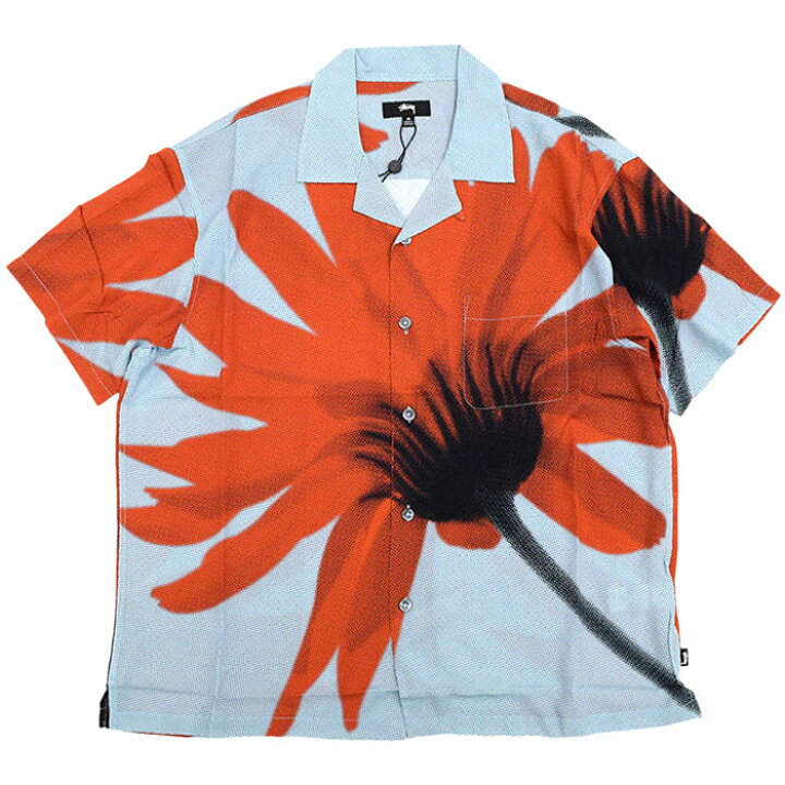 楽天市場】ステューシー STUSSY シャツ 半袖 メンズ Halftone Flower 