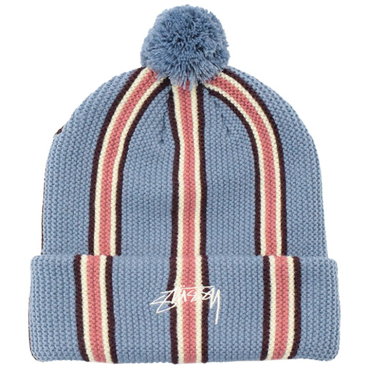 楽天市場】ステューシー STUSSY ニット帽 Striped Pom ( stussy beanie 