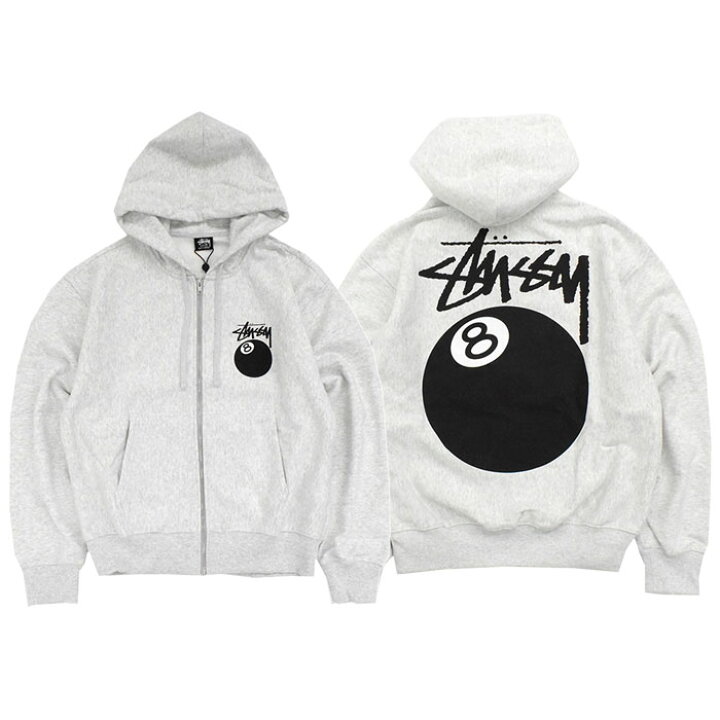 楽天市場】ステューシー STUSSY パーカー ジップアップ メンズ 8 Ball  