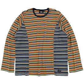 ステューシー STUSSY カットソー 長袖 レディース WOMEN Mixed Stripe ( stussy crew ロンティー ロンt Tシャツ ティーシャツ T-SHIRTS トップス ガールズ ウーマンズ ウィメンズ WOMENS 女性用 214572 USAモデル 正規 品 ストゥーシー スチューシー )