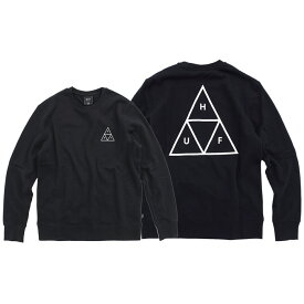 ハフ HUF トレーナー メンズ エッセンシャルズ トリプル トライアングル クルー スウェット ( HUF Essentials Triple Triangle Crew Sweat スエット トレナー トレイナー トップス メンズ 男性用 PF00492 PF00101 ) ice field icefield