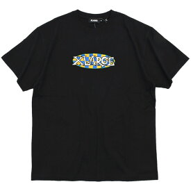 エクストララージ X-LARGE Tシャツ 半袖 メンズ チェッカー オーバル ロゴ ( x-large Checker Oval Logo S/S Tee ティーシャツ T-SHIRTS カットソー トップス XLARGE Extra Large エックスラージ 101222011002 )[M便 1/1]