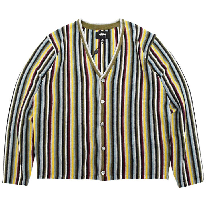 楽天市場】ステューシー STUSSY カーディガン メンズ Stripe Pattern 