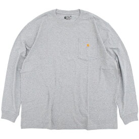 【アウトレット(不良箇所あり)】カーハート Carhartt ロンT Tシャツ 長袖 メンズ ルーズ フィット ヘビーウェイト ポケット ( Loose Fit Heavyweight Pocket L/S Tee ポケT ティーシャツ T-SHIRTS ロング ロンティー 長袖Tシャツ カットソー トップス K126 TK0126-M )