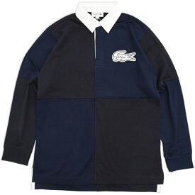 ラコステ LACOSTE ポロシャツ 長袖 メンズ KH011 ラグビー ( lacoste KH011 Rugby L/S Polo Shirt ラガーシャツ ラグビーシャツ ポロ・シャツ トップス KH011LJ-99 )( 父の日ギフト プレゼント 父の日 ギフト ラッピング対応 2023 )