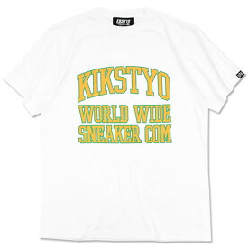 【7時間セール6/10】【50%OFF】キックス ティー・ワイ・オー KIKS TYO Tシャツ 半袖 メンズ ユニバーシティ ロゴ ( Kiks Tyo University Logo S/S Tee ティーシャツ T-SHIRTS カットソー トップス KIKSTYO kiks・tyo キックスティーワイオー KT2204T-10 )[M便 1/1]