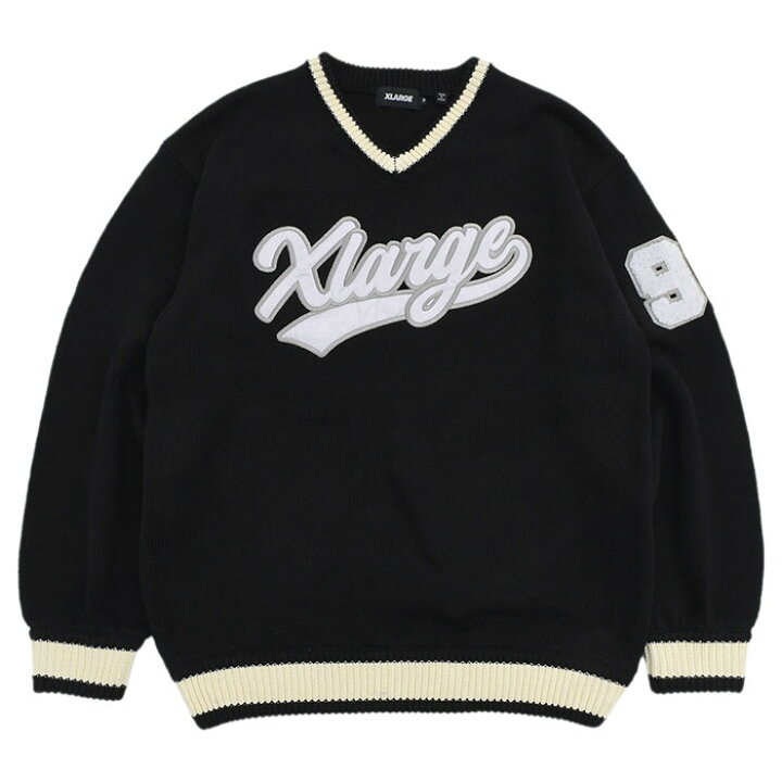 楽天市場】エクストララージ X-LARGE セーター メンズ ライン Vネック 