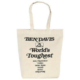 ベンデイビス BEN DAVIS トートバッグ ワールドズ タフェスト オーガニック コットン ホワイトレーベル ( BENDAVIS BDW-8282A Worlds Toughest Organic Cotton Tote Bag エコバッグ キャンバス メンズ レディース ユニセックス 男女兼用 ベン デイビス ベンデービス )