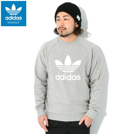 【7時間セール6/10】【30%OFF】アディダス adidas トレーナー メンズ トレフォイル クルー スウェット オリジナルス ( adidas Trefoil Crew Sweat Originals スエット トレナー トレイナー トップス トレフォイルロゴ メンズ 男性用 IA4854 IA4857 )