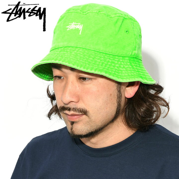 楽天市場】ステューシー STUSSY バケット ハット Washed Stock Bucket 
