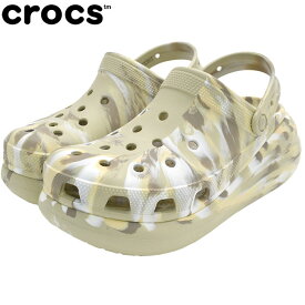 クロックス crocs サンダル レディース & メンズ クラシック クラッシュ マーブル クロッグ ( crocs CLASSIC CRUSH MARBLED CLOG unisex ユニセックス 厚底 コンフォートサンダル SANDAL LADIES MENS・靴 シューズ SHOES 208265 ) ice field icefield