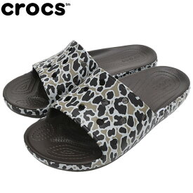 クロックス crocs サンダル レディース & メンズ クラシック アニマル プリント スライド ( crocs CLASSIC ANIMAL PRINT SLIDE シャワーサンダル スポーツサンダル SANDAL LADIES MENS・靴 シューズ SHOES 208618 )