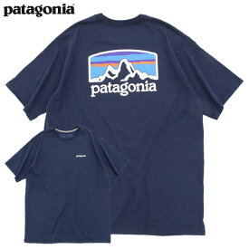 パタゴニア Patagonia Tシャツ 半袖 メンズ フィッツ ロイ ホライゾンズ レスポンシビリティー ( Patagonia Fitz Roy Horizons Responsibili S/S Tee ティーシャツ T-SHIRTS カットソー トップス アウトドア USAモデル 38501 )[M便 1/1] ice field icefield