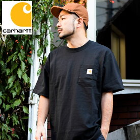 ＼2枚購入で送料無料！／カーハート Carhartt Tシャツ 半袖 メンズ ルーズ フィット ヘビーウェイト ポケット ( Carhartt Loose Fit Heavyweight Pocket S/S Tee ポケT ポケット付き ティーシャツ T-SHIRTS カットソー トップス メンズ 男性用 K87 K87-M )[M便 1/1]