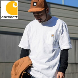 ＼2枚購入で送料無料！／カーハート Carhartt Tシャツ 半袖 メンズ ルーズ フィット ヘビーウェイト ポケット ( Carhartt Loose Fit Heavyweight Pocket S/S Tee ポケT ポケット付き ティーシャツ T-SHIRTS カットソー トップス メンズ 男性用 K87 K87-M )[M便 1/1]