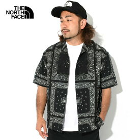 ザ・ノース・フェイス THE NORTH FACE シャツ 半袖 メンズ アロハ ベント ( the north face Aloha Vent S/S Shirt 2024春夏 速乾 バンダナ柄 アロハシャツ オープンカラー カジュアルシャツ トップス NR22330 ザ ノースフェイス THE・NORTHFACE 国内正規 )