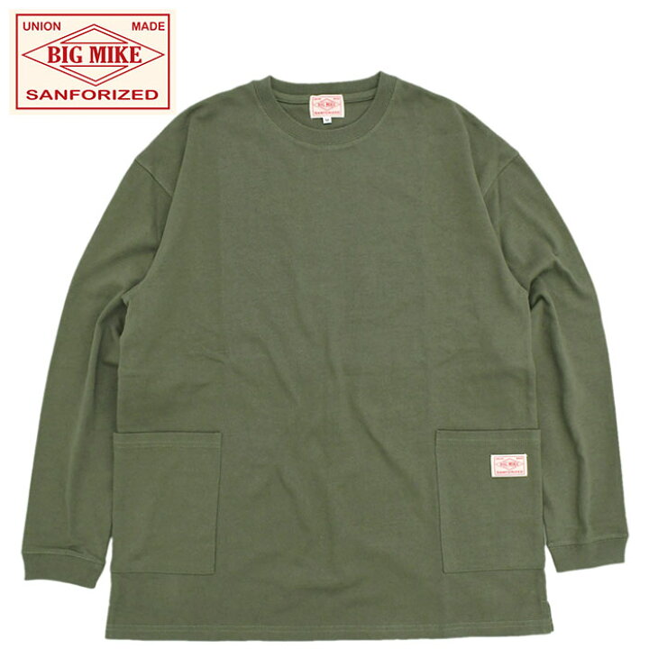楽天市場】ビッグマイク BIG MIKE ロンT Tシャツ 長袖 メンズ 10オンス 