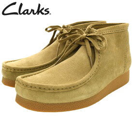 【ポイント10倍】クラークス CLARKS ブーツ メンズ 男性用 ワラビー エヴォ ブーツ Dark Sand Suede ( clarks Wallabee EVO BT BOOTS ワラビーブーツ モカシン ダークサンド メンズ靴 シューズ SHOES 26172824 )