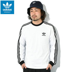 アディダス adidas ロンT Tシャツ 長袖 メンズ 3 ストライプス オリジナルス ( adidas 3 Stripes L/S Tee Originals ティーシャツ T-SHIRTS ロング ロンティー 長袖Tシャツ カットソー トップス メンズ 男性用 IA4879 IA4877 ) ice field icefield