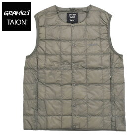 グラミチ GRAMICCI ジャケット メンズ タイオン インナー ダウン ベスト コラボ ( GRAMICCI×TAION Inner Down Vest インナーダウン ダウンベスト ダウンジャケット JACKET JAKET アウター ジャンパー・ブルゾン メンズ レディース ユニセックス 男女兼用 G3FU-J100-TG )