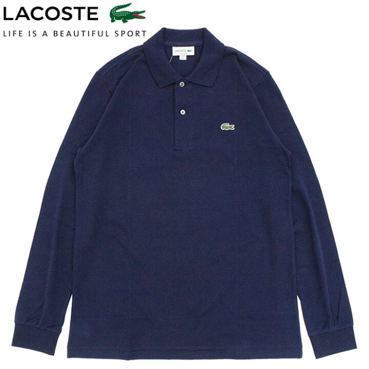 楽天市場】ラコステ LACOSTE ポロシャツ 日本製 定番 長袖 メンズ 