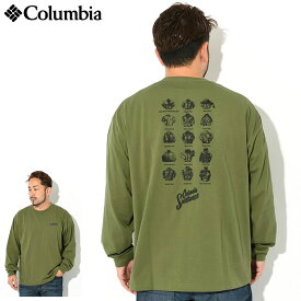 コロンビア Columbia ロンT Tシャツ 長袖 メンズ ティガー ガーデン ( columbia Tyger Garden L/S Tee ビッグシルエット オーバーサイズ ティーシャツ T-SHIRTS ロング ロンティー 長袖Tシャツ トップス アウトドア メンズ 男性用 PM0568 )