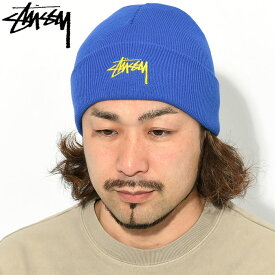 ステューシー STUSSY ニット帽 Stock Cuff ( stussy beanie ビーニー 帽子 ニットキャップ メンズ・男性用 1321020 USAモデル 正規 品 ストゥーシー スチューシー )[M便 1/1] ice field icefield