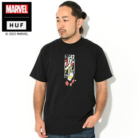 ハフ HUF Tシャツ 半袖 メンズ マーベル アベンジャーズ ハンマー タイム コラボ ( HUF×MARVEL AVENGERS Hammer Time S/S Tee ティーシャツ T-SHIRTS カットソー トップス メンズ 男性用 TS02199 )[M便 1/1] ice field icefield