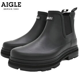 エーグル AIGLE ブーツ メンズ 男性用 ソフト レイン M2 Noir ( AIGLE SOFT RAIN M2 レインブーツ レインシューズ ラバーブーツ サイドゴアブーツ 防水 雨 長靴 靴 シューズ ZZHNC95-006 ) ice field icefield