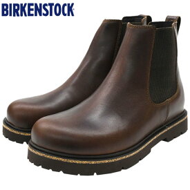 【ポイント10倍】ビルケンシュトック BIRKENSTOCK ブーツ メンズ 男性用 ハイウッド スリップオン ナチュラル レザー Chocolate ( birkenstock HIGHWOOD SLIP ON NATURAL LEATHER サイドゴア 幅広 ノーマル レギュラー BOOT MENS・靴 シューズ SHOES 1025718 )