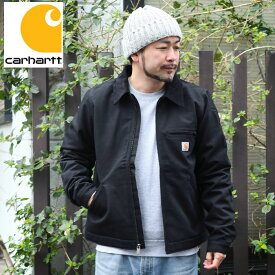 カーハート Carhartt デトロイト ジャケット メンズ リラックス フィット ダック ブランケット ラインド ( Carhartt Relaxed Fit Duck Blanket Lined Detroit JKT デトロイトジャケット ワークジャケット JACKET アウター メンズ 男性用 103828 OJ3828-M )