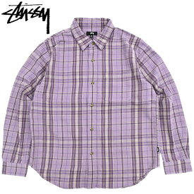 ステューシー STUSSY シャツ 長袖 メンズ Stones Plaid ( stussy shirt チェック カジュアルシャツ トップス メンズ・男性用 1110303 USAモデル 正規 品 ストゥーシー スチューシー ) ice field icefield