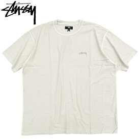 ステューシー STUSSY カットソー 半袖 メンズ Pigment Dyed Inside Out ( stussy crew クルー ピグメント Tシャツ ティーシャツ T-SHIRTS トップス メンズ・男性用 Lazy Tee 1140283 USAモデル 正規 品 ストゥーシー スチューシー ) ice field icefield