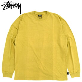 ステューシー STUSSY カットソー 長袖 メンズ Pigment Dyed ( stussy crew ピグメント Tシャツ ティーシャツ T-SHIRTS トップス メンズ・男性用 1140319 USAモデル 正規 品 ストゥーシー スチューシー ) ice field icefield