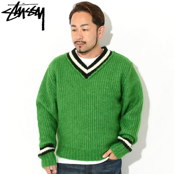 楽天市場】ステューシー STUSSY セーター メンズ Mohair Tennis 