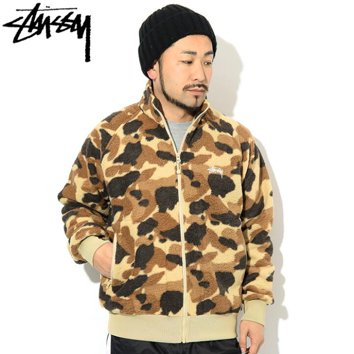 楽天市場】ステューシー STUSSY ジャケット メンズ Camo Fleece 