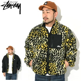 ステューシー STUSSY ジャケット メンズ Sherpa Reversible ( stussy JKT シェルパ フリースジャケット FLEECE JACKET アウター ジャンパー・ブルゾン メンズ・男性用 118529 USAモデル 正規 品 ストゥーシー スチューシー )