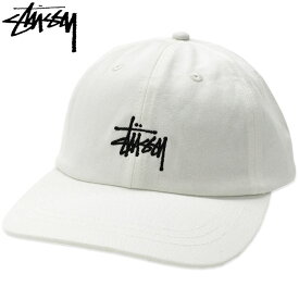 ステューシー STUSSY キャップ 帽子 Basic Stock Low Pro Cap ( ローキャップ ストラップバック メンズ・男性用 1311070 USAモデル 正規 品 ストゥーシー スチューシー ) ice field icefield