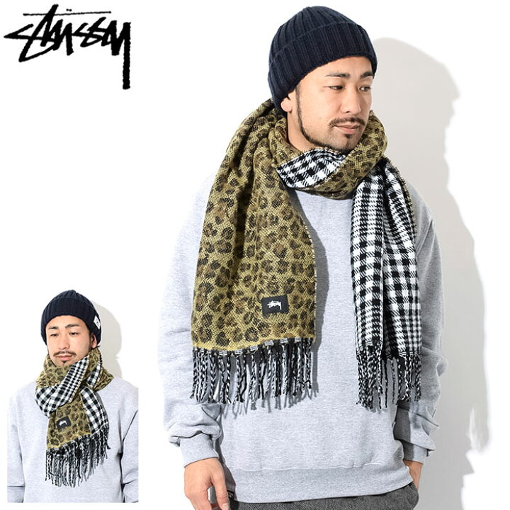 楽天市場】ステューシー STUSSY マフラー メンズ HO18 Double Faced 