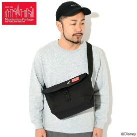 【ポイント10倍】マンハッタンポーテージ Manhattan Portage メッセンジャーバッグ ミッキーマウス コレクション 2023 ナイロン JRS フラップ ジッパー ポケット スリム 限定 ( Mickey Mouse Collection 2023 Messenger Bag 40周年 MP1605JRSFZPMIC23 )