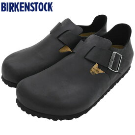 【ポイント10倍】ビルケンシュトック BIRKENSTOCK シューズ メンズ 男性用 ロンドン オイルド レザー Black ( birkenstock LONDON OILED LEATHER 幅広 ノーマル レギュラー MENS・靴 シューズ SHOES 166541 )