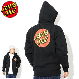 サンタクルーズ SANTA CRUZ パーカー ジップアップ メンズ クラシック ドット ( SANTA CRUZ Classic Dot Full Zip Hoodie フード フーディー ジップパーカー フルジップ スウェット Zip up Hoody Parker トップス メンズ 男性用 44251127 ) ice field icefield