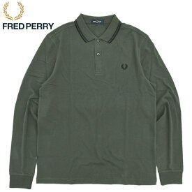 フレッドペリー FRED PERRY ポロシャツ 長袖 メンズ M3636 ツイン ティップド ( FREDPERRY M3636 Twin Tipped L/S Polo Shirt 鹿の子 ポロ トップス フレッド ペリー フレッド・ペリー )( 父の日ギフト プレゼント 父の日 ギフト ラッピング対応 2023 )