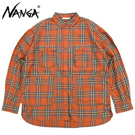 ナンガ NANGA シャツ 長袖 メンズ フェード プレイド キャンプ ( NANGA Fade Plaid Camp L/S Shirt チェック カジュアルシャツ トップス メンズ 男性用 NW2331-1H236 ) ice field icefield