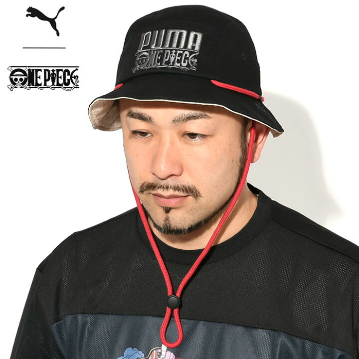 プーマ PUMA ハット ワンピース バケットハット コラボ PUMA×ONE PIECE Bucket Hat 帽子 メンズ レディース  ユニセックス 男女兼用 025177 ice field icefield ice field（アイスフィールド）