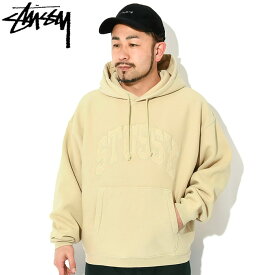 ステューシー STUSSY パーカー プルオーバー メンズ Embroidered Relaxed ( stussy Pullover Hoodie 保温 暖かい あったか 裏起毛 フード フーディ スウェット Pull Over Hoody Parker トップス メンズ 男性用 118538 USAモデル 正規 品 ストゥーシー スチューシー )