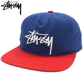 ステューシー STUSSY キャップ 帽子 Big Stock Snapback Cap ( スナップバック メンズ・男性用 1321211 USAモデル 正規 品 ストゥーシー スチューシー ) ice field icefield