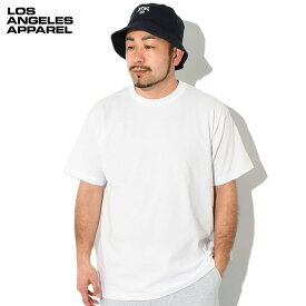 ロサンゼルスアパレル LOS ANGELES APPAREL Tシャツ 半袖 メンズ 6オンス コームド コットン ( LOS ANGELES APPAREL 6oz Combed Cotton S/S Tee ティーシャツ T-SHIRTS カットソー トップス メンズ 男性用 ロスアパ 2017 )[M便 1/1]