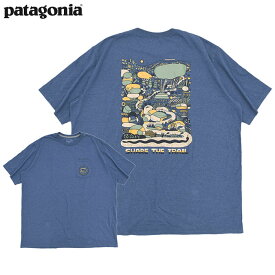 パタゴニア Patagonia Tシャツ 半袖 メンズ コモントレイル ポケット レスポンシビリティー ( Patagonia Commontrail Pocket Responsibili S/S Tee ポケT ティーシャツ T-SHIRTS カットソー トップス アウトドア USAモデル 37772 )[M便 1/1]