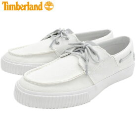 【日本正規品】ティンバーランド Timberland スニーカー メンズ 男性用 マイロ ベイ ボート ロー レース スニーカー White Canvas ( timberland A67R1 MYLO BAY BOAT LOW LACE SNEAKER デッキシューズ ローカット SNEAKER MENS・靴 シューズ SHOES )